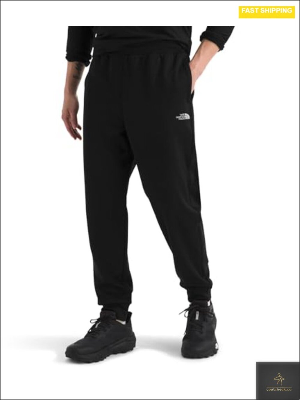 Men's Performance Fleece Sweatpants with Drawcord, Hand Pockets, Recycled